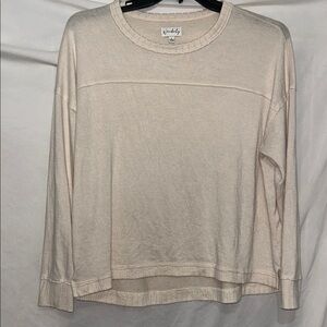 Wonderly Cream Long Sleeve Top